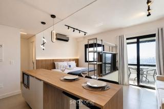 Studio em Cond. c/ Piscina e Vista Cid. SRU3308 - 3