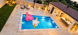 Villa Salvore - new luxury house, heated pool, near beaches, playroom - Istria - 3