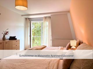 ZusammenZeit Dresden, 2 Apartments, Andalusier 4 Schlafzimmer & Balkon, Lipizzaner 5 Schlafzimmer & Sauna & Dachterrasse, Bus vor der Tür - 5