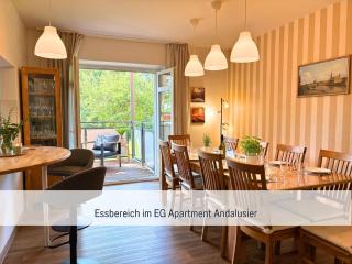 ZusammenZeit Dresden, 2 Apartments, Andalusier 4 Schlafzimmer & Balkon, Lipizzaner 5 Schlafzimmer & Sauna & Dachterrasse, Bus vor der Tür - 6