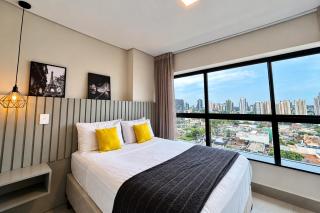 Uma Linda Vista com Quarto Privativo no Ed. Vertigo - 8