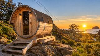 Haukland beach panorama - with Sauna - 9