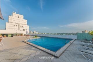 Sua estadia completa em prédio c/ piscina e academia a 290m do Shopping da Bahia - IBFs - 8