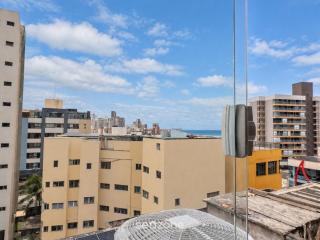 Studio c/ vista p/ Mar a 750m da Praia LCS0504 - 0
