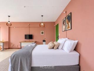 Studio c/ vista p/ Mar a 750m da Praia LCS0504 - 3