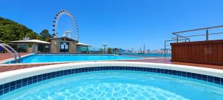 Apartamento em Prédio com Vista Mar encantadora - Praia, Piscina e Garagem - 9