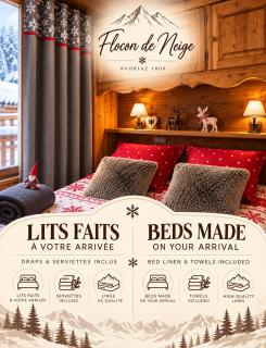 FLOCON DE NEIGE, 3 CHAMBRES, CENTRE, CONFORT - 5