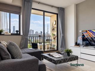 Luxurious 2BR Ultra Fast Wifi Phrom Phong - 3