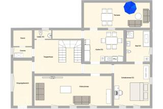 Ferienhaus Bibertalblick mit Sauna und Terrasse - 1