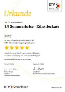 Reetdorf Geltinger Birk Künstlerkate Sommerbrise - 9