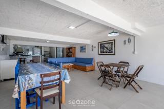 Casa 3Q pé na areia c/ churrasq. APC2200 - 3