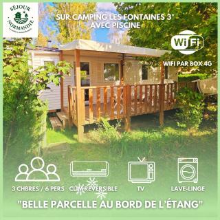 Séjour Normandie - 2 mobilhomes premium 3ch-6p et 2ch-4p avec clim, TV & WiFi dans l'Eure - 6
