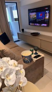 TIME Ponta Verde - Apartamento Quarto e Sala perto da Praia - Piscina - Jacuzzi - SPA - Salão de Jogos - Lazer Completo - 7