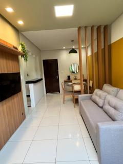 Apartamento no Calhau Garagem 500 m da praia Ar WiFi - 0