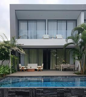 Pool, 4BR & 3-min to beach Santuary Ho Tram - 0