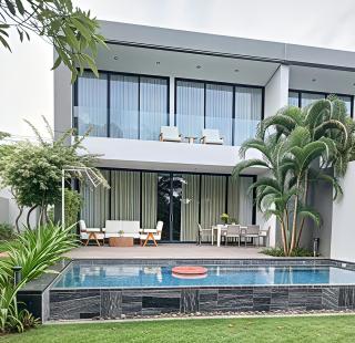 Pool, 4BR & 3-min to beach Santuary Ho Tram - 7