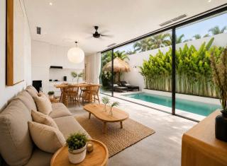 Villa Reif 3, Luxury poolvilla, 2 bedrooms, 100m2, near beach Canggu, quiet location - 3