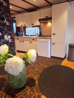 Cosy Wooden Chalet - Private Garden - with Airco - Recreational only - 50 mins from Amsterdam by car - 2