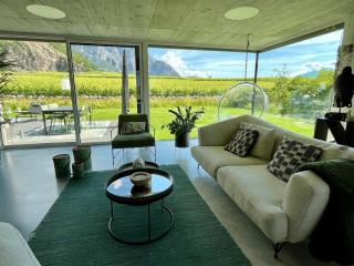 Villa design, jacuzzi privé, vue alpes et vignobles - 9