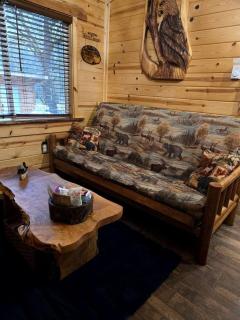 Tiny Cabin with Private Hot Tub & Fireplace in Ashford, Washington - 5