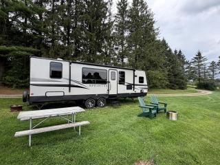 Spacious Rental Camper with Private Bathroom near Lake Champagne, Randolph, Vermont - 0