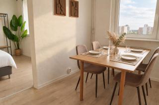 Havn Apartment - 4x Einzelbetten, WaMa, Smart TV, Balkon, Küche, WLAN, 24h Self Check-in - 6