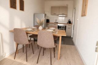 Schönes 3-Raum Apartment mit 5 Einzelbetten, Küche, WaMa, Balkon, WLAN, gratis Parken - 8