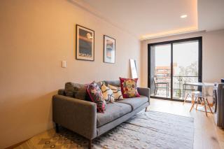 Sunny Roma Norte Studio Balcony and Rooftop Views - 0