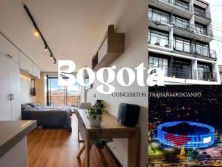 Loft central con balcón y coworking en Bogotá - 0