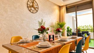 Modern 2-3BR Apartments in Maarif - Balcony, AC & Private Parking - 9