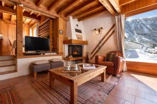 Chalet Vaffier Mont Blanc View Chalet + Garden + BBQ for 8 - Happy Rentals - Chamonix-Mont-Blanc - 9