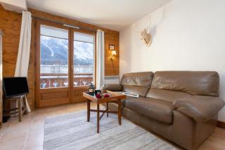 Apt Capucins22 Mont Blanc View 1BR w/ Balcony Garage - Happy Rentals - Chamonix-Mont-Blanc - 6