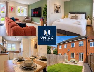 Stylish 3-Bed Home in Wixams - Parking & Workspace - 0