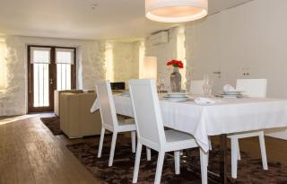 Charming Country House in Riba de Mouro, Fireplace - 8