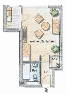 Stylishly furnished apartment in Munich-Solln - 2