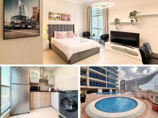 Elegant Studio in Dubai Marina Near Beach and Metro Z1013 - 0
