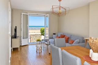 L'Estran - maison sur la digue avec vue mer - 0