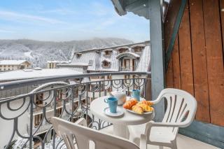Le Cristal GM19 Mountain View, Pool & Parking- Happy Rentals - 0