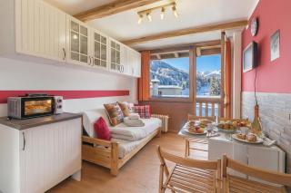 Studio Valleverde 26B Ski-in/out with Balcony - Happy Rentals - 8