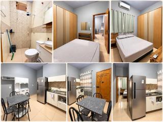 Apartamento completo com ar-condicionado e cozinha - 0