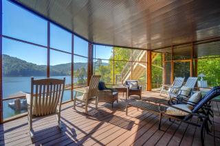 Hot Tub + Dock! Waterfront Norris Lake Log Home - 8