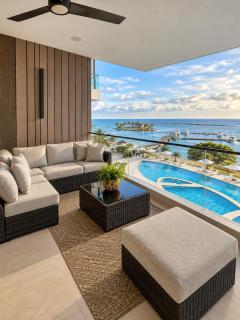 Ocean View 3BR Condo EscondidaPanama 306B Sleeps 7 Pool Marina - 9