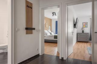Modernes App mit 2 KingSize Betten und Arbeitsplatz - Essen - 5