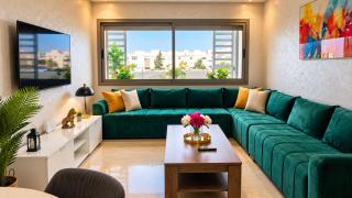 Bright 2BR Apartment in Maarif - Sunny Terrace, Fast WiFi & Private Parking - 2