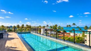 Centro da vila a 50m do mar com cozinha completa, varanda e piscina com vista panorâmica - 6