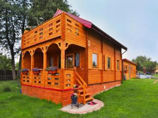 Wooden House by Ostrowieckie Lake with Beach - 3