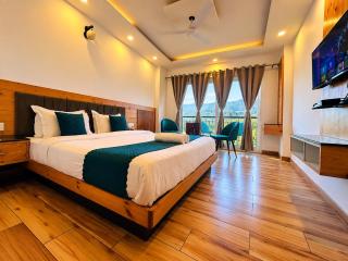 Rock Pine View Cottage & Cafe, Mussoorie - blissful view from rooms - 2