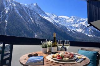 Studio center summer pool Mont-Blanc view - Chamonix - 4