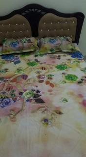 Welcome to our spacious and fully furnished 3-bedroom serviced apartment in Bashundhara Residential Area - 5