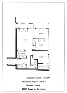 Appartement moderne à Bagnères-de-Luchon, vue montagne, 53m² - 3